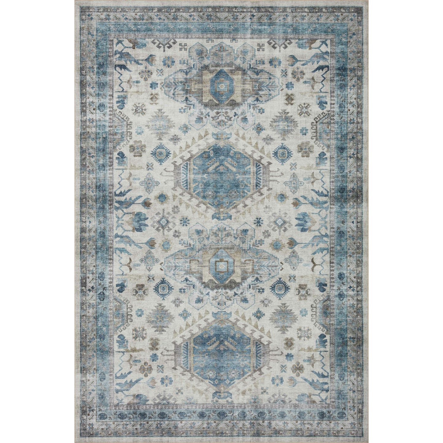 Heidi Ivory / Ocean Rug