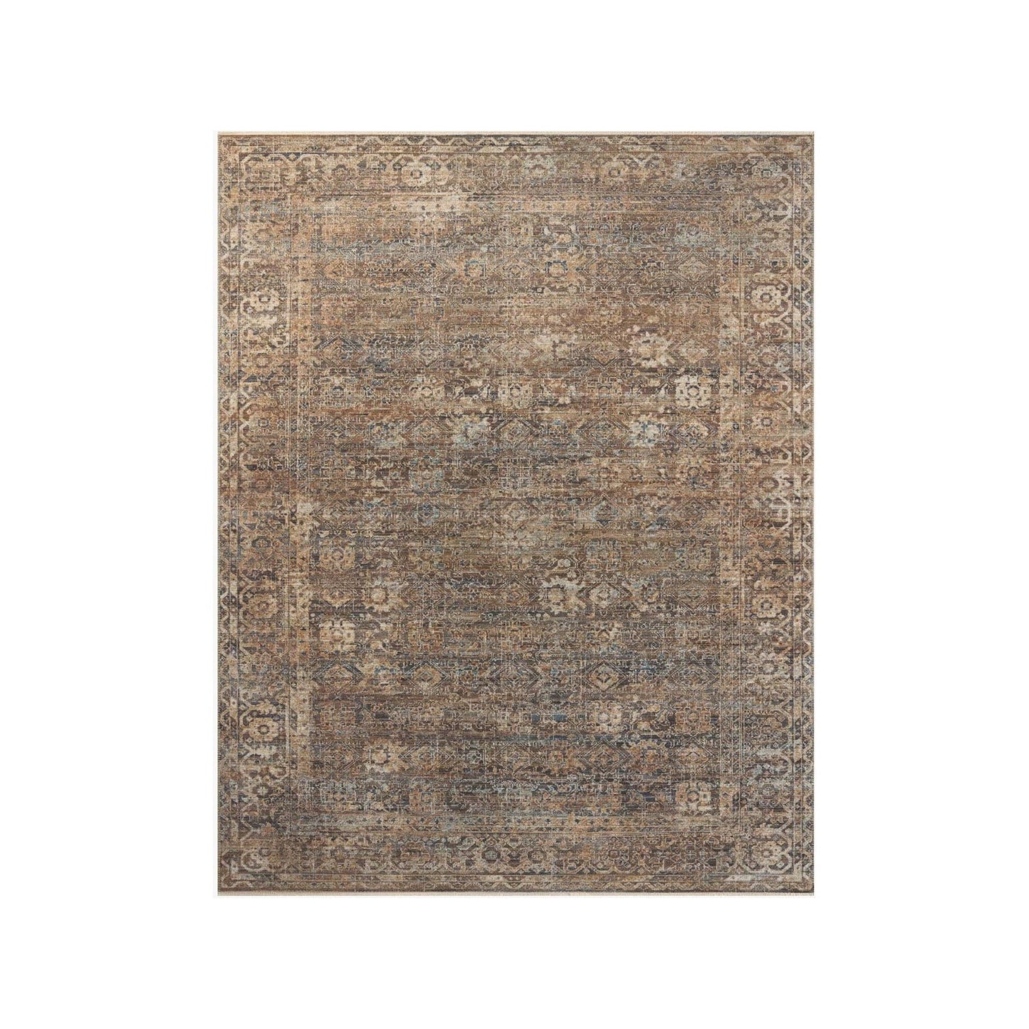 Heritage Mocha / Denim Rug
