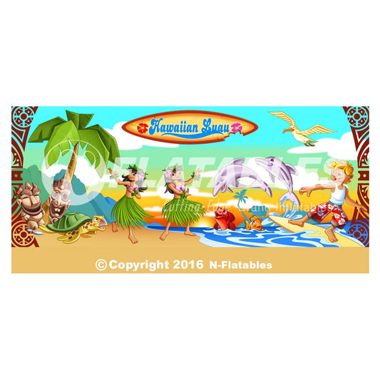Hawaiian Luau Removable Art Panel