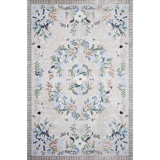 Palais Stone  /  Grey Rug | Rifle Paper Co. x Loloi