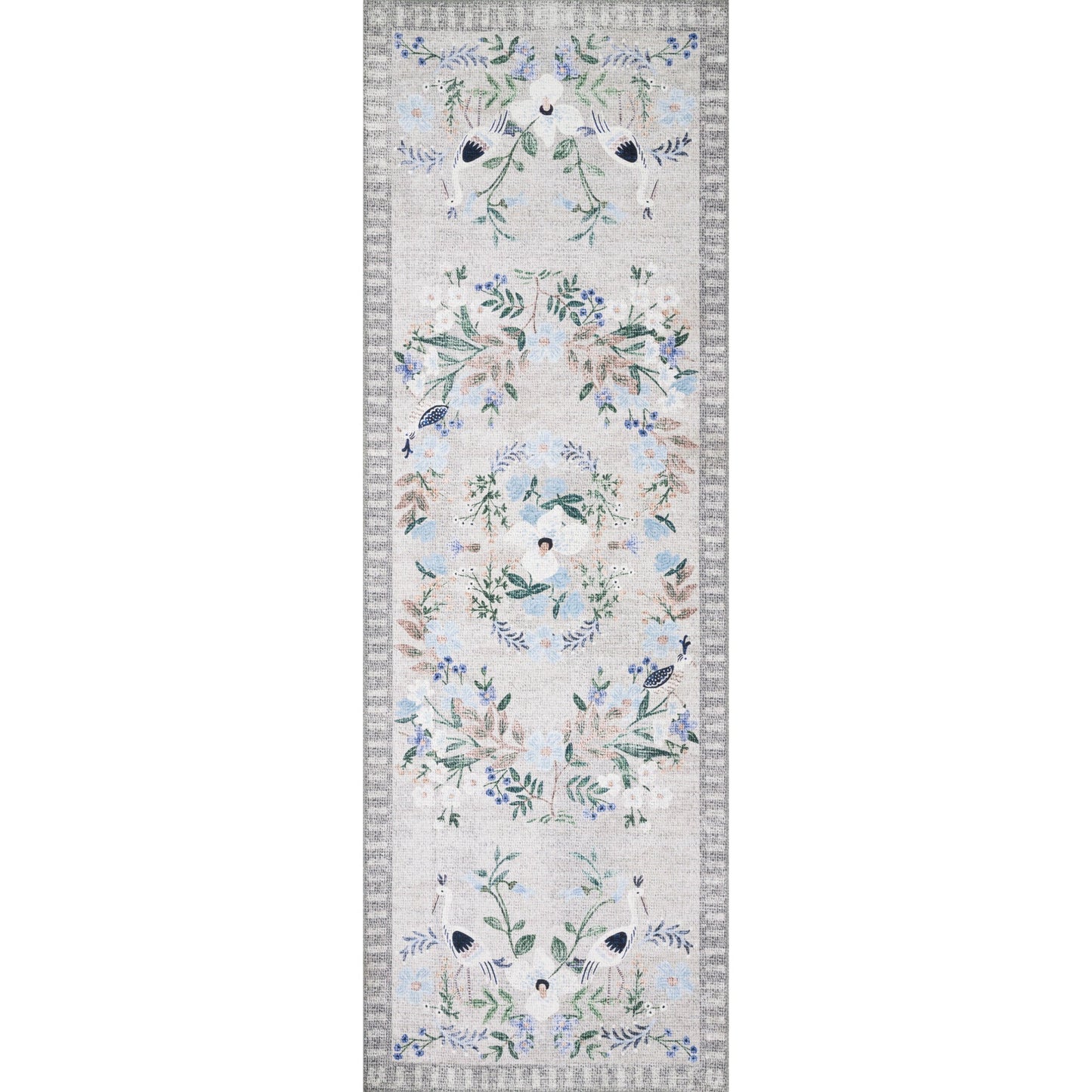 Palais Stone  /  Grey Rug | Rifle Paper Co. x Loloi