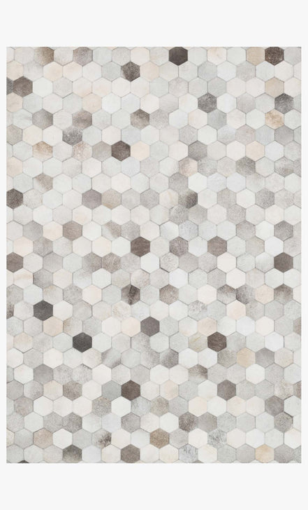 Promenade Cowhide Rug - 02 Grey