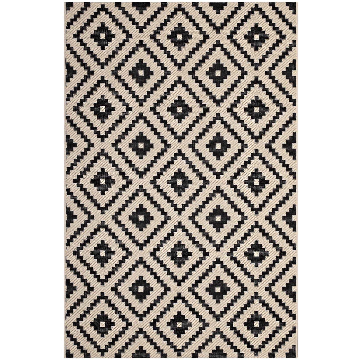 Perplex  Geometric Diamond Trellis Indoor and Outdoor Area Rug - East Shore Modern Home Furnishings