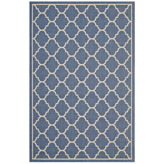 Avena Moroccan Quatrefoil Trellis Indoor and Outdoor Area Rug - East Shore Modern Home Furnishings