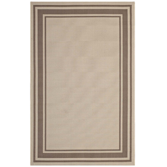 Rim Solid Border Indoor and Outdoor Area Rug - East Shore Modern Home Furnishings