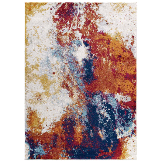 Entourage Adeline Contemporary Modern Abstract Area Rug - East Shore Modern Home Furnishings