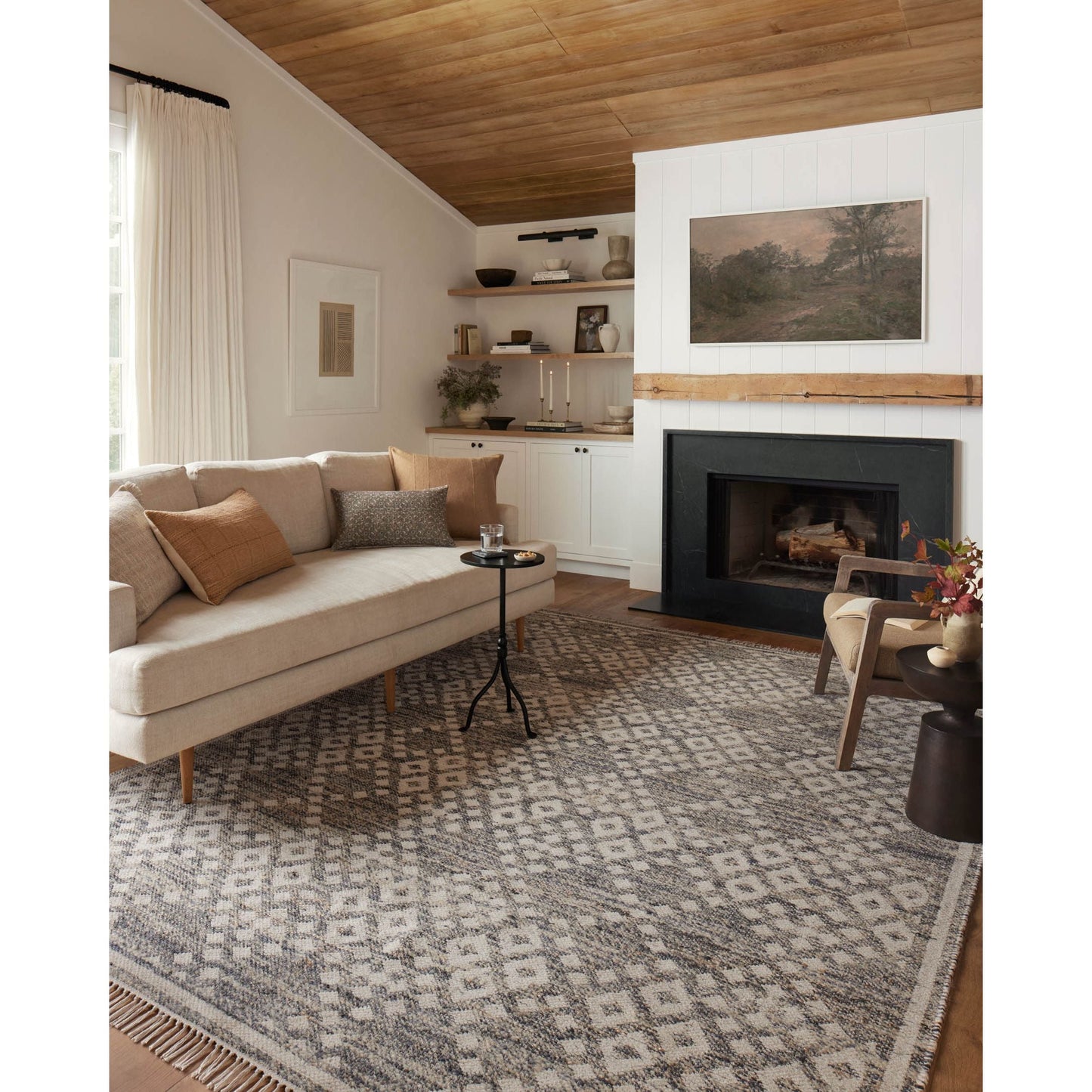 Rivers Denim / Ivory Rug | Angela Rose x Loloi