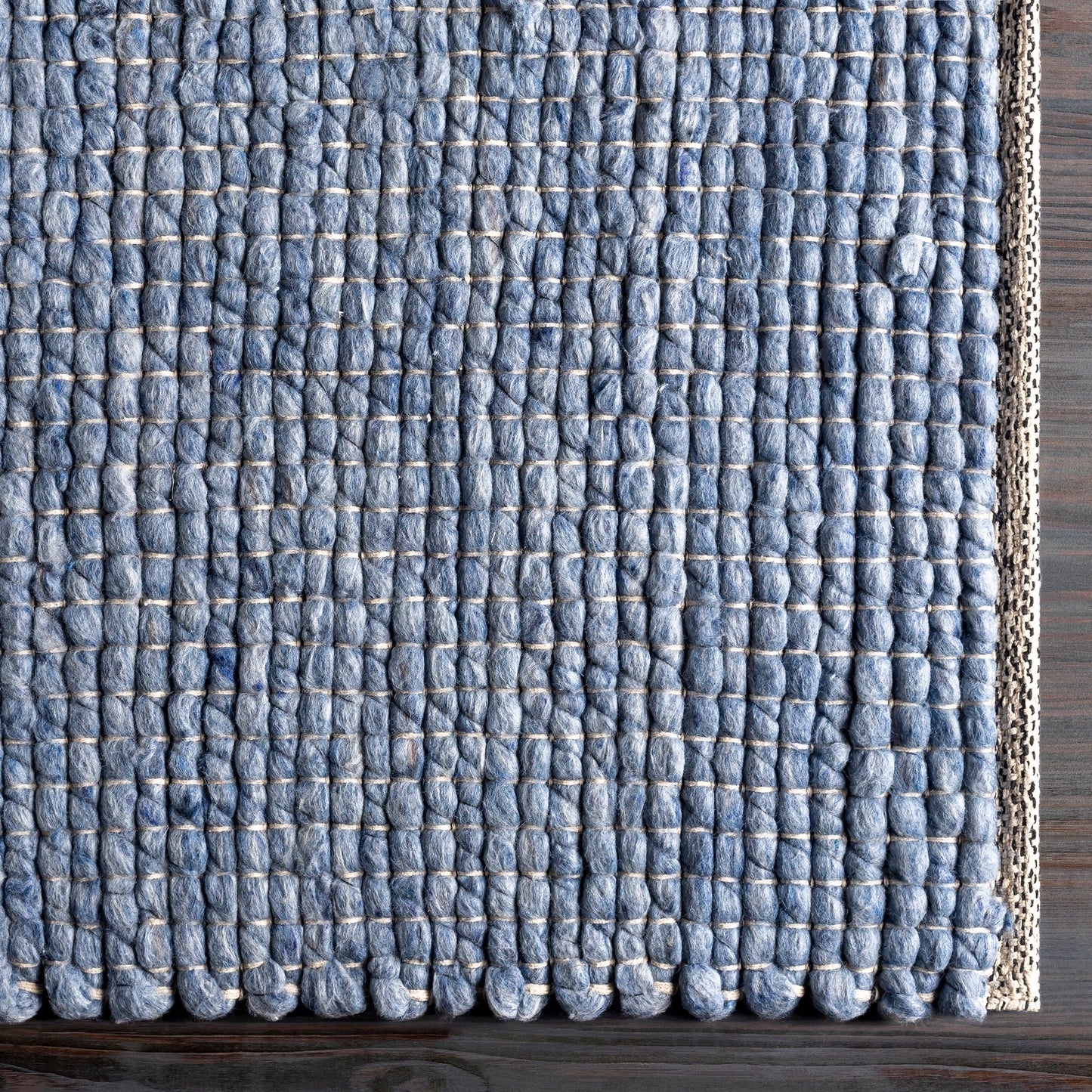 River Walk Rug: Faded Blue