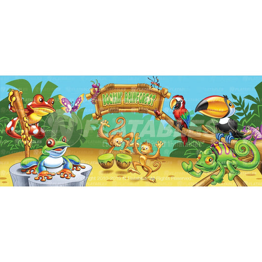 Rockin' Rainforest Removable Art Panel