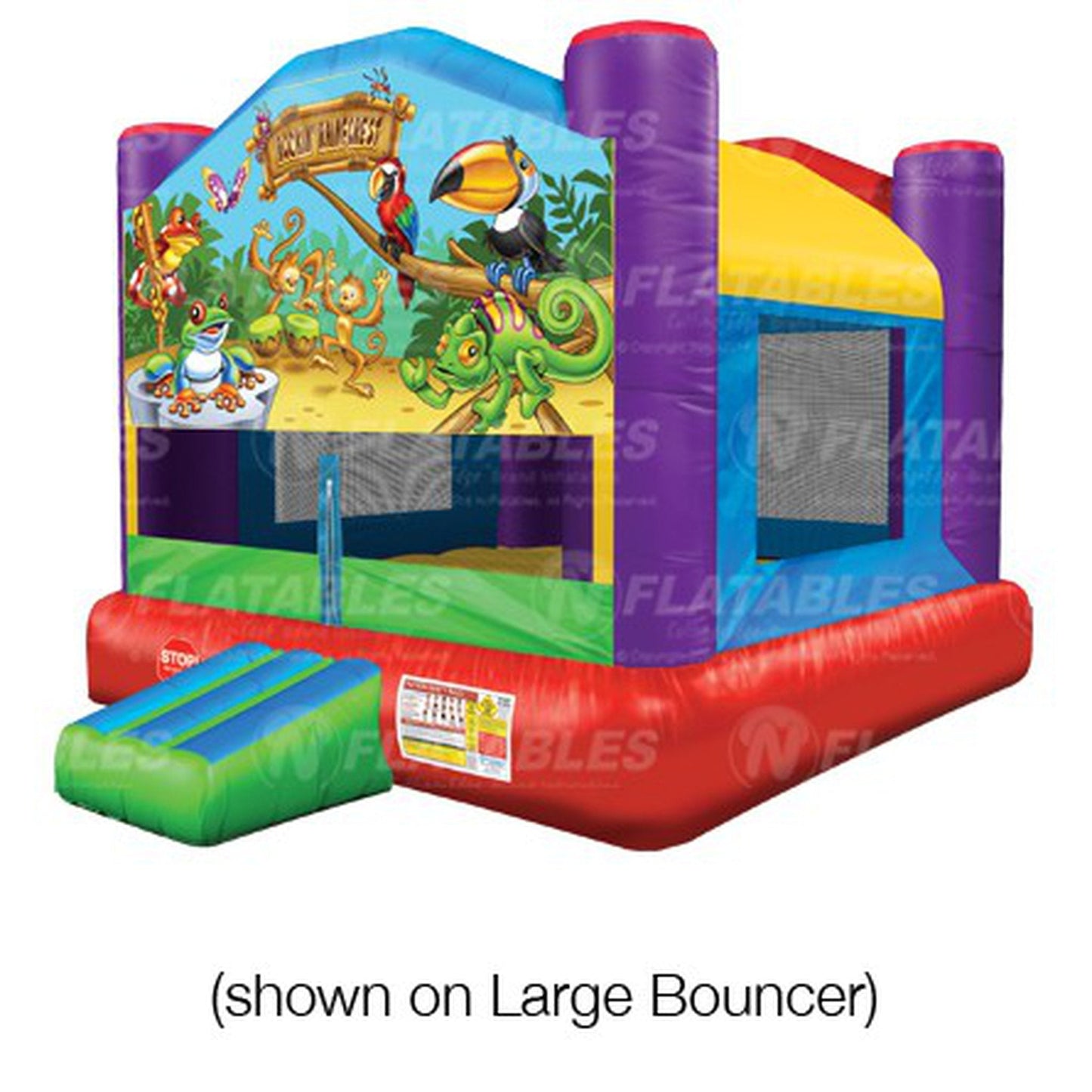 Rockin' Rainforest Removable Art Panel