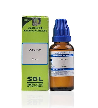 Codeinum Dilution 6C, 30C, 200C, 1M, 10M, CM
