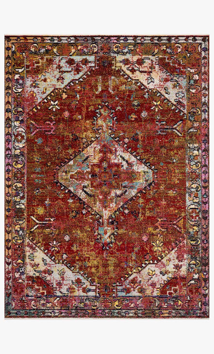 Silvia Rug - Red / Multi