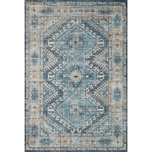 Skye Denim / Natural Rug