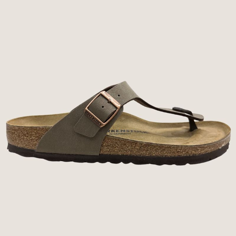 Birkenstock Gizeh BirkiBuc Narrow (Classic Footbed + Suede Lined)