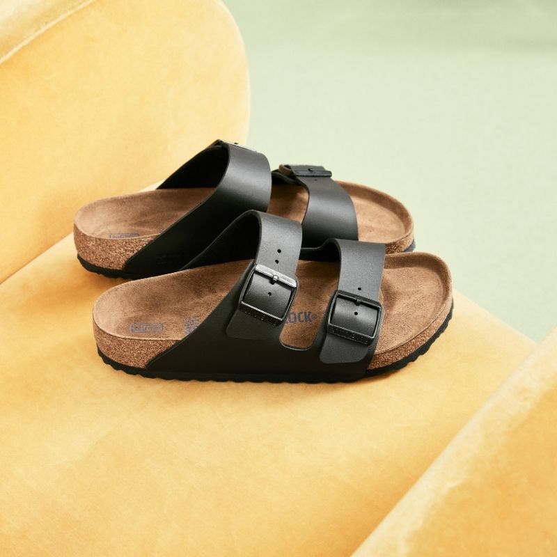 Birkenstock Arizona Birko-Flor Narrow (Soft Footbed + Suede Lined)