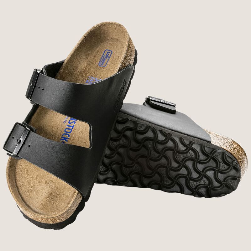 Birkenstock Arizona Birko-Flor Narrow (Soft Footbed + Suede Lined)