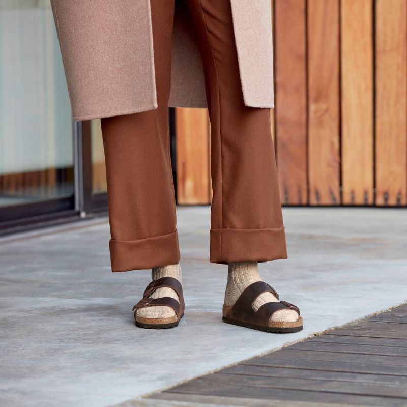 Birkenstock Arizona Oiled Leather Regular (Classic Footbed + Suede Lined)