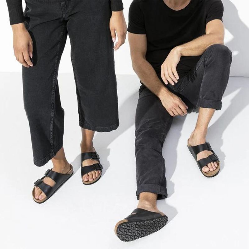 Birkenstock Arizona Regular Smooth Leather (Classic Footbed - Suede Lined)