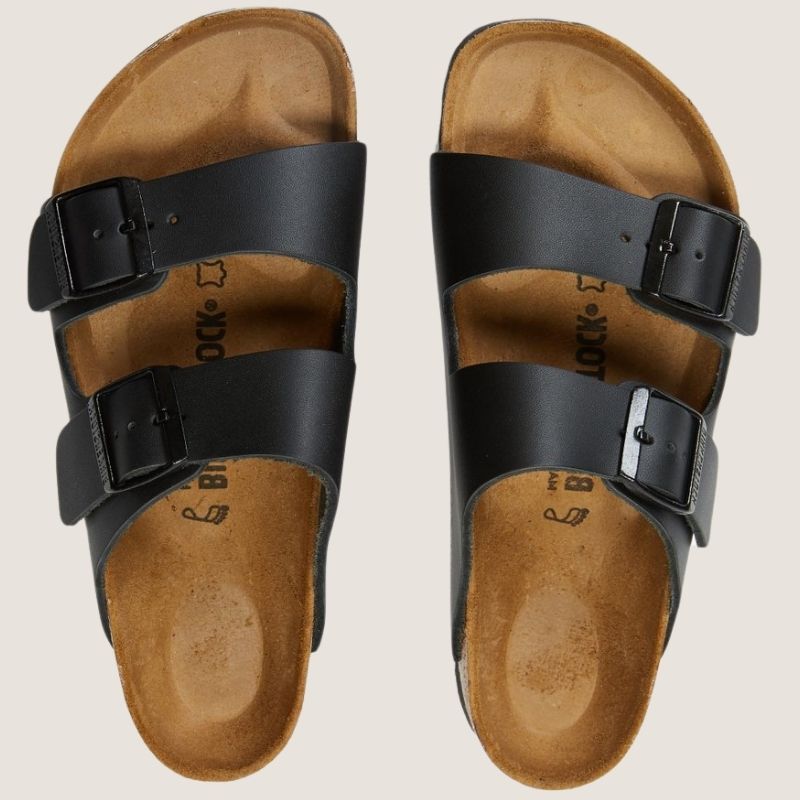 Birkenstock Arizona Regular Smooth Leather (Classic Footbed - Suede Lined)