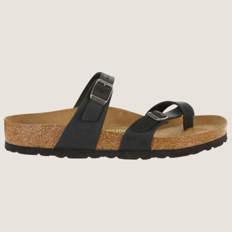 Birkenstock Mayari Regular Oiled Leather (Classic Footbed + Suede Lined)