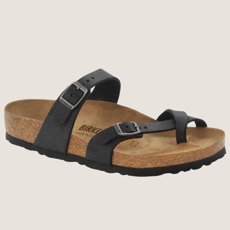 Birkenstock Mayari Regular Oiled Leather (Classic Footbed + Suede Lined)