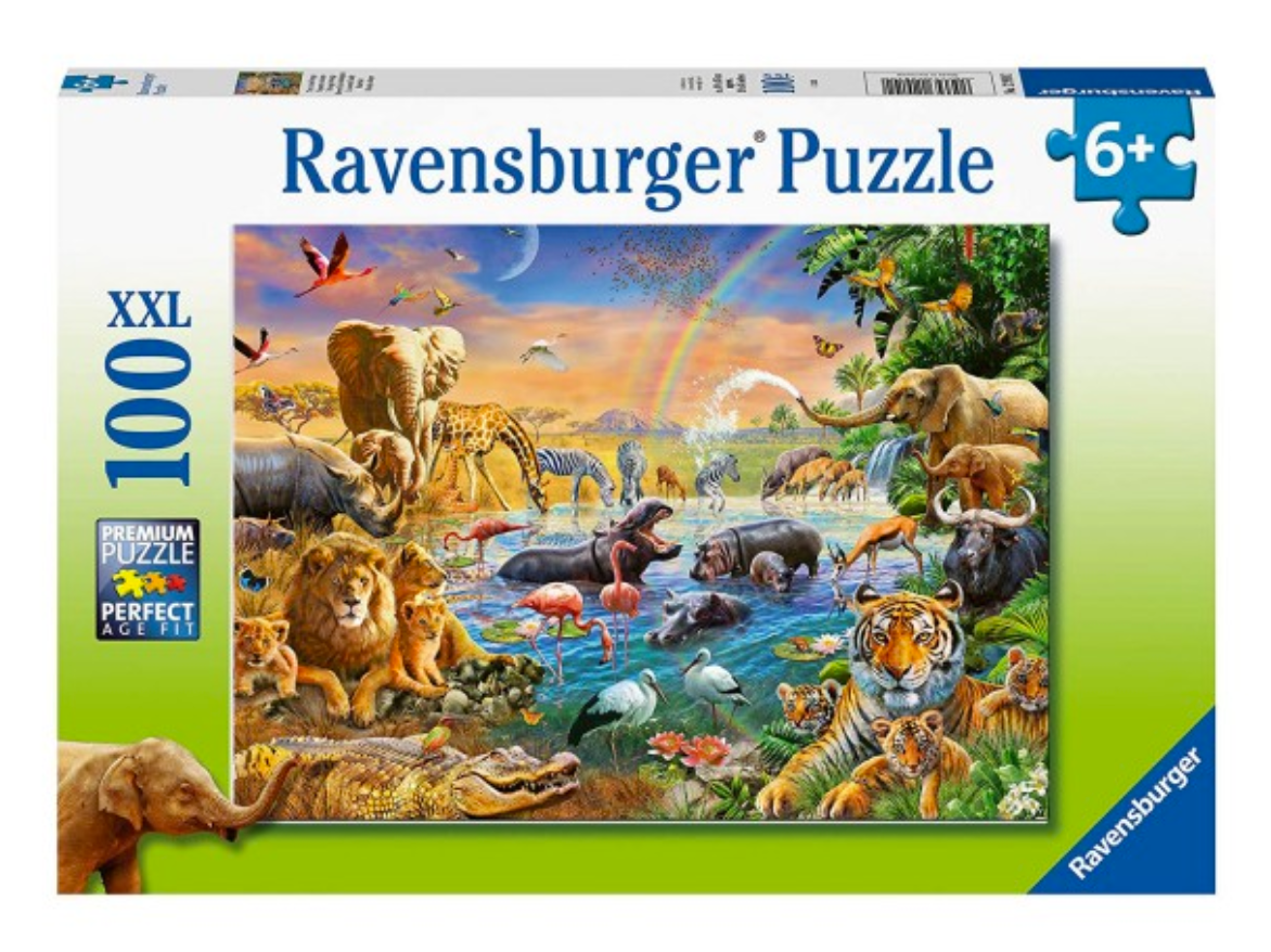 Ravensburger Savannah Jungle Waterhole Puzzle 100 pieces