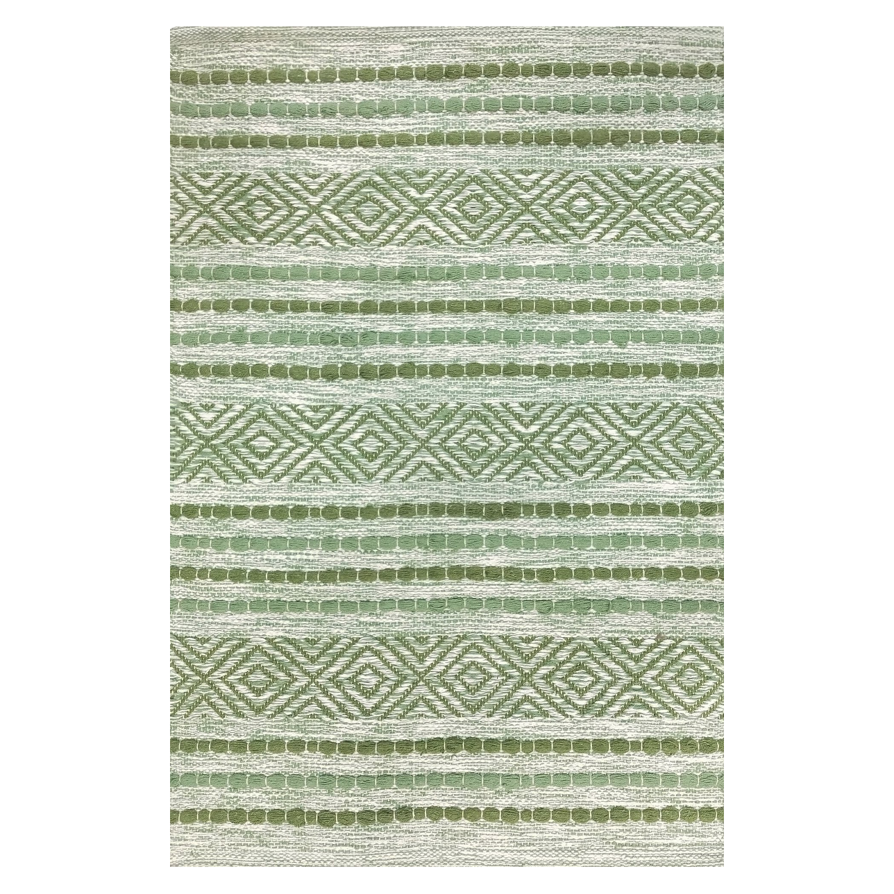 Peridot Green Dhurrie Rug