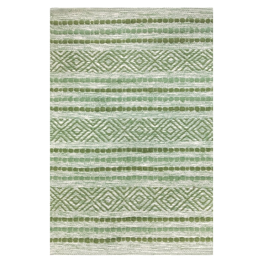 Peridot Green Dhurrie Rug