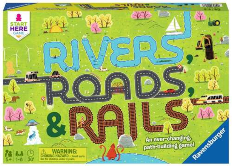 Ravensburger Rivers Roads & Rails