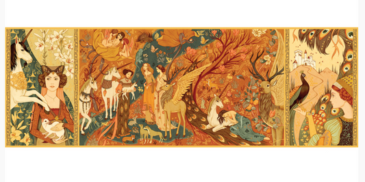 Djeco Puzzle Gallery Unicorn Lady - 500 Piece Puzzle