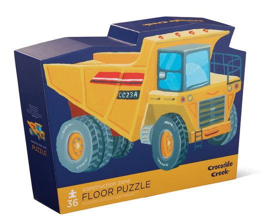 Crocodile Creek Construction Zone 36 piece Floor Puzzle