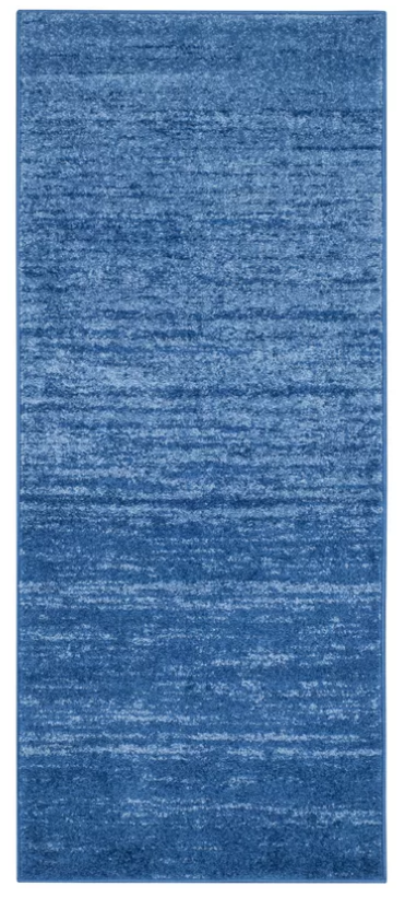 Runner 2'1"x6' Lauren Blue Area Rug