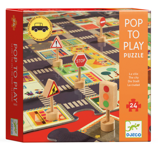 Djeco City Road Puzzle 24 Piece