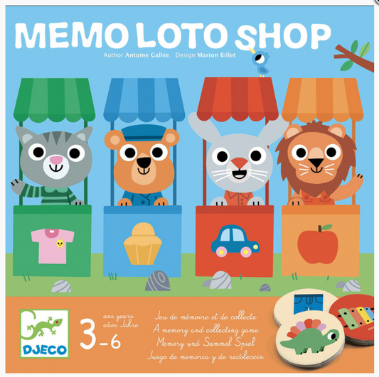 Djeco Memo Loto Shop Game