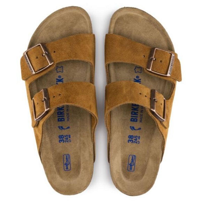 Birkenstock Arizona Narrow (Suede Upper + Soft Footbed)