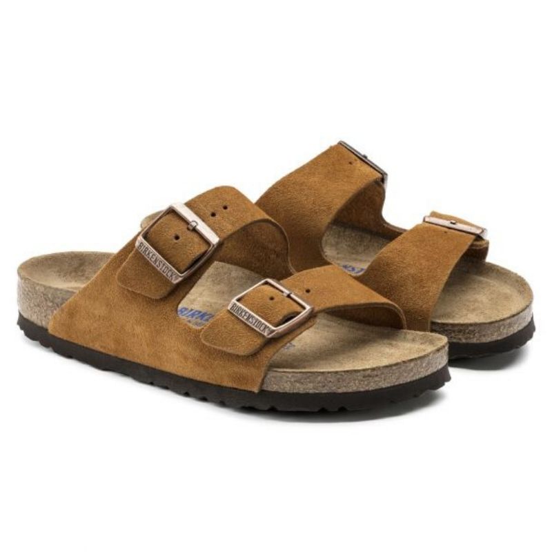 Birkenstock Arizona Narrow (Suede Upper + Soft Footbed)