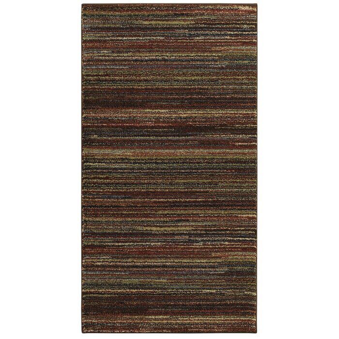 Spigner Striped Brown Area Rug 2' x 3'7"