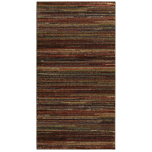 Spigner Striped Brown Area Rug 2' x 3'7"