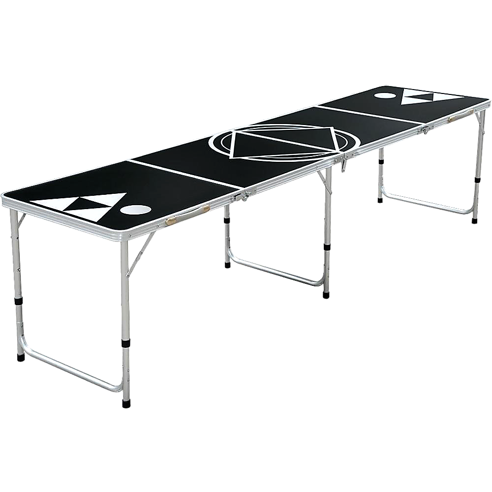 Professional 8ft Beer Pong Table Drinking Game