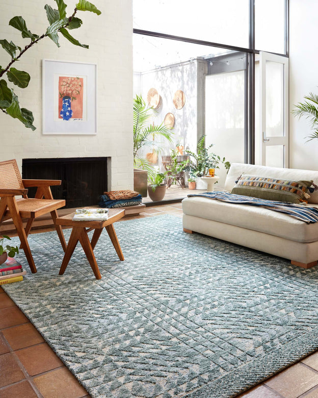 Yeshaia Rug- Lagoon / Mist