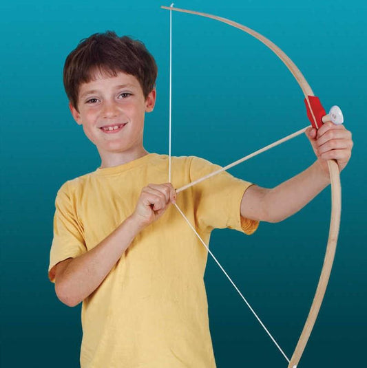 Children's Traditional Wooden Bow And Arrows Toy with Target