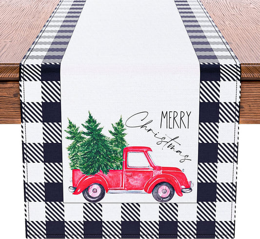 Decorative Fall Table Runner for Home Decor - Perfect Autumn and Thanksgiving Decorations for Your Home Home & Garden > Decor > Seasonal & Holiday Decorations KIBAGA Christmas