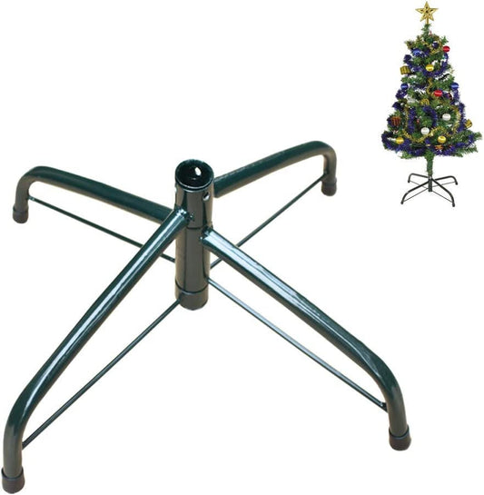 Christmas Tree Stand Heavy Duty Folding Artificial Christmas Tree Stand (16.5"/42Cm,Dia 1.25"/3.2Cm)