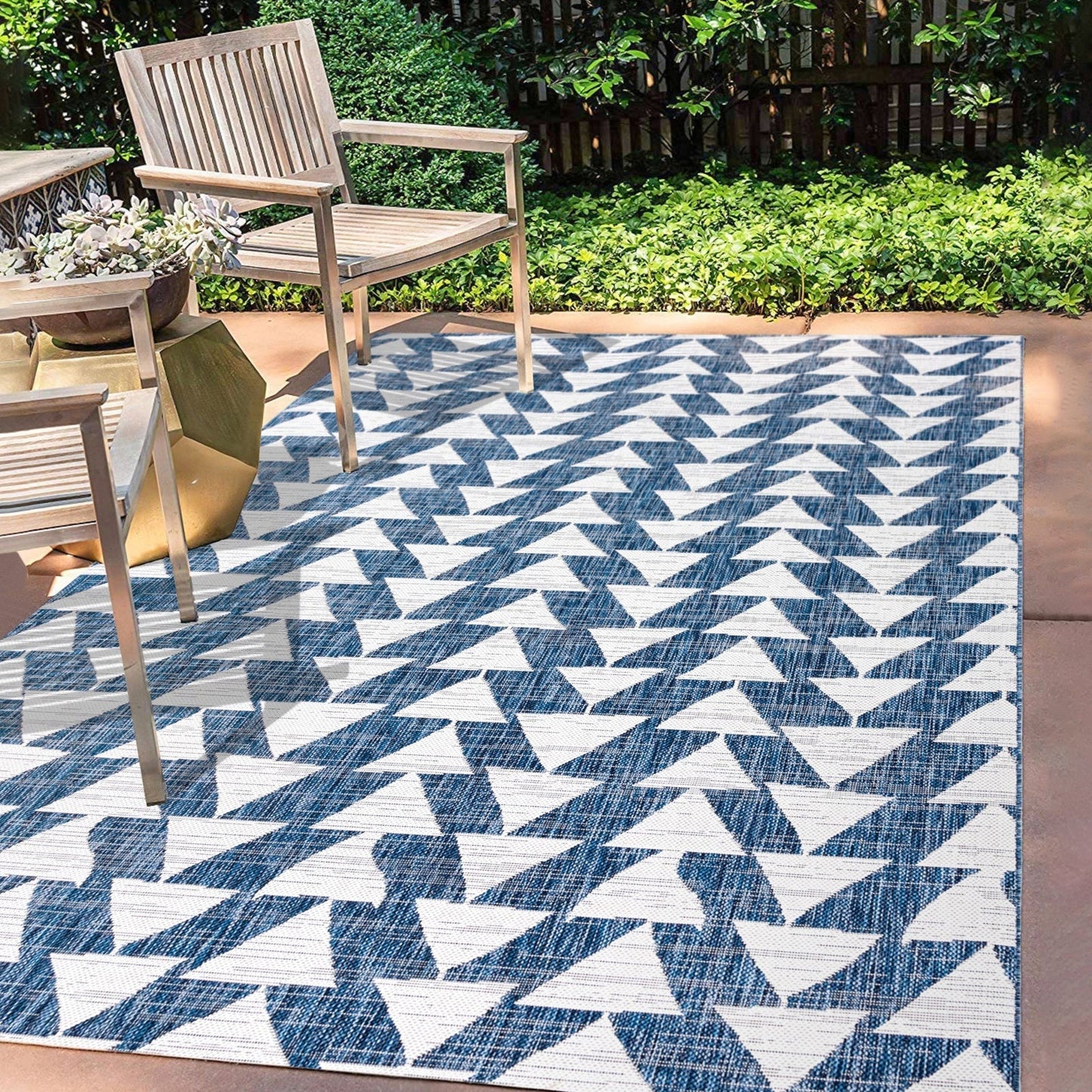 Andratx Modern Tribal Geometric Indoor/Outdoor Area Rug - Pier 1