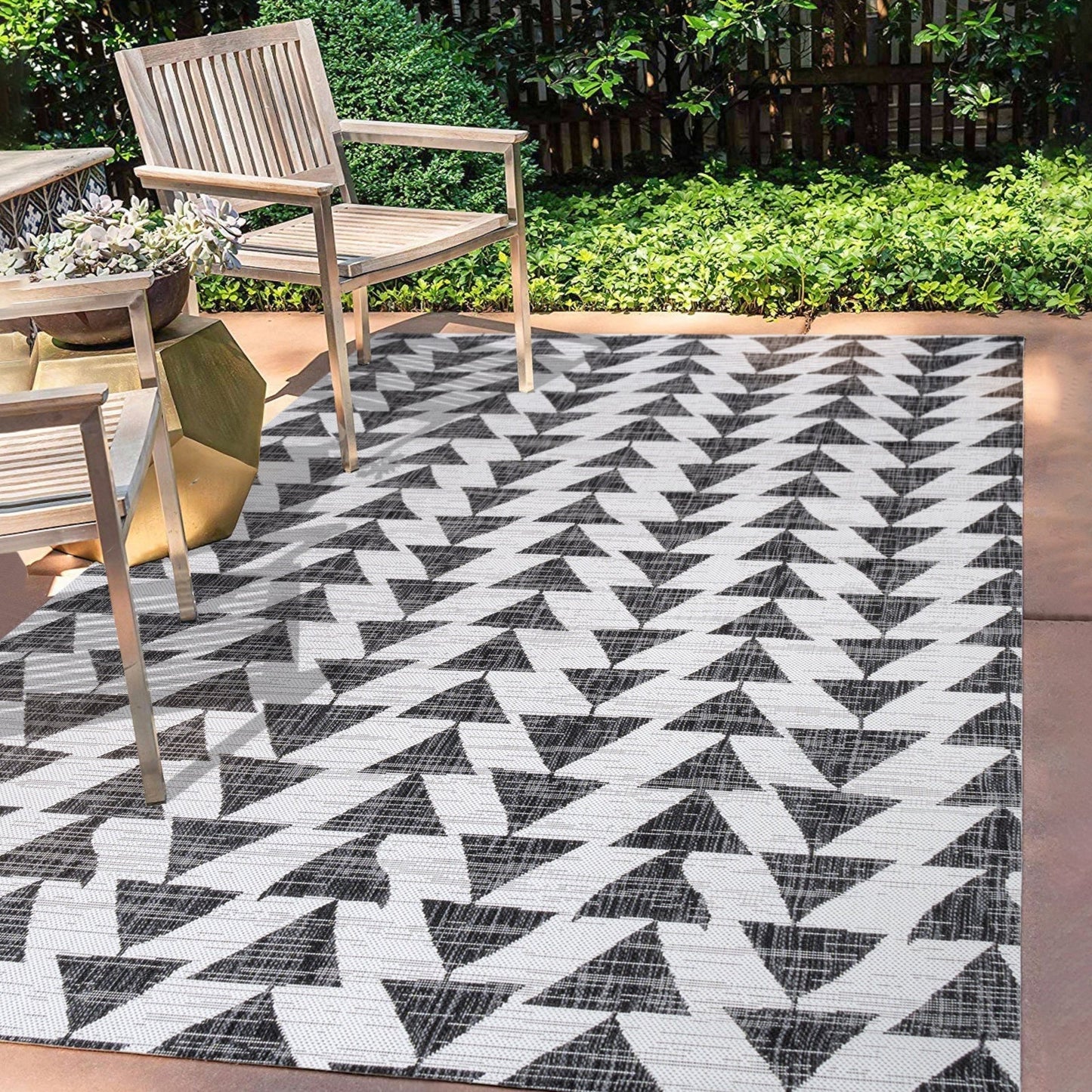 Andratx Modern Tribal Geometric Indoor/Outdoor Area Rug - Pier 1