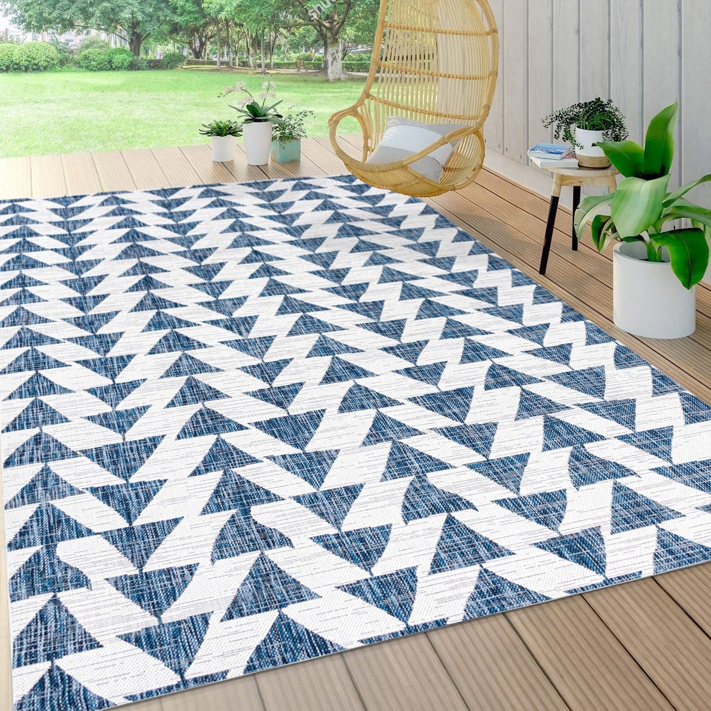 Andratx Modern Tribal Geometric Indoor/Outdoor Area Rug - Pier 1