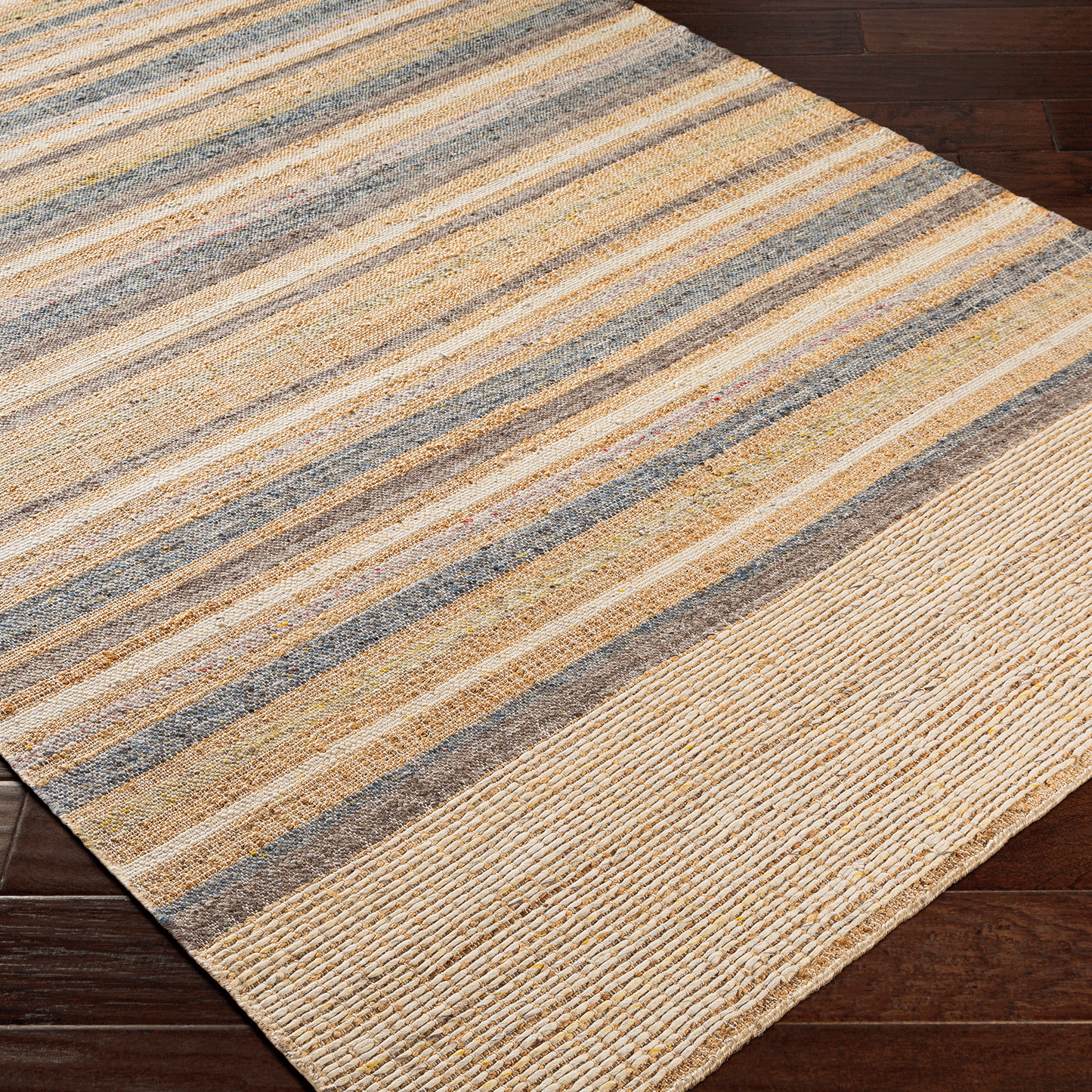 Banded Rug - Natural