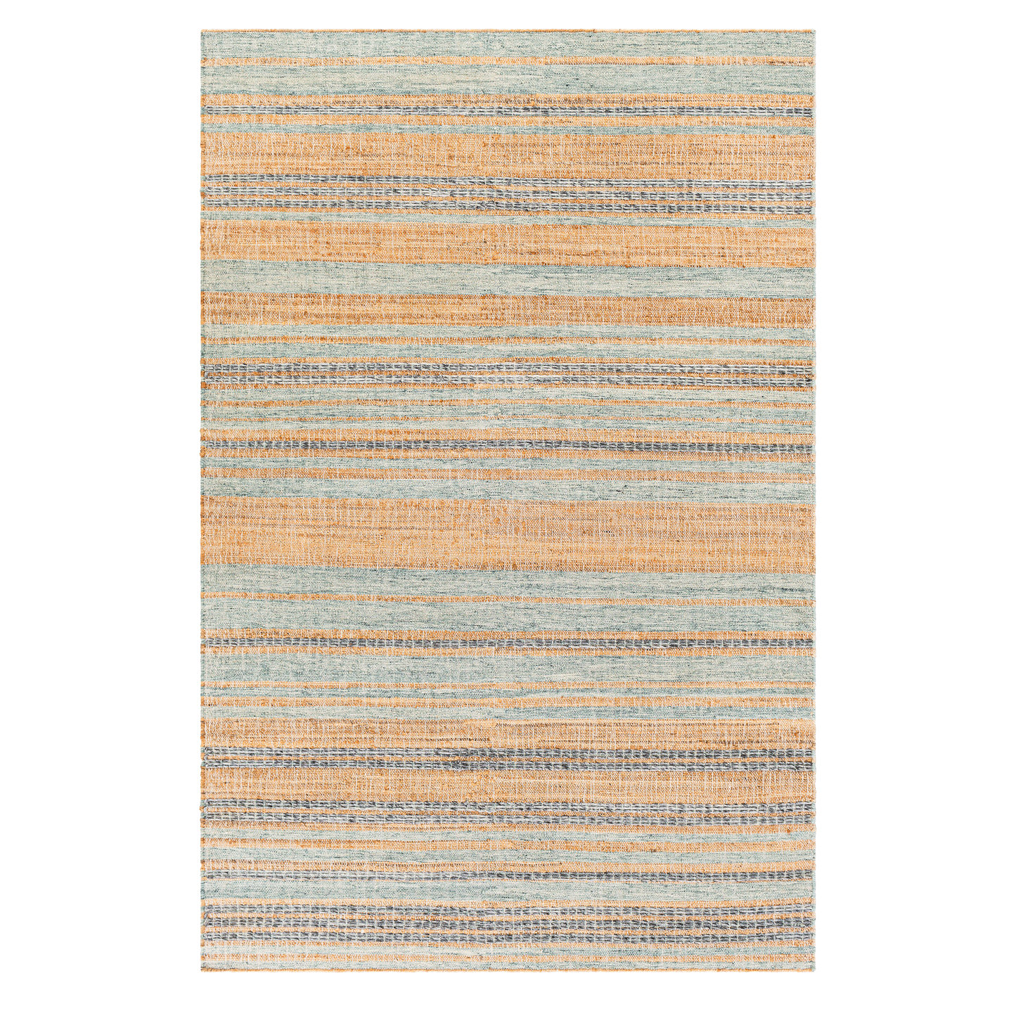 Banded Rug - Sea Glass