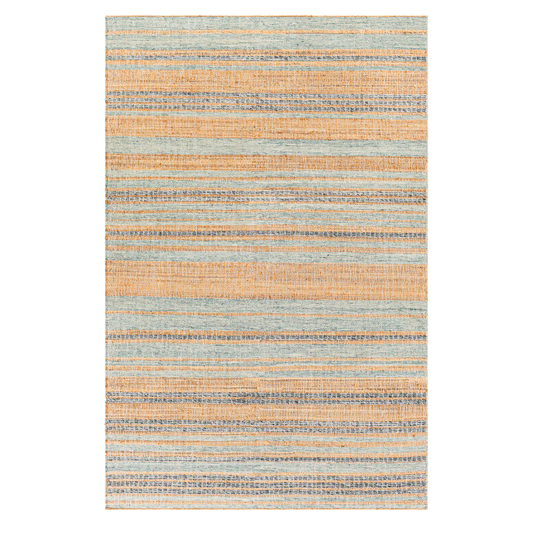 Banded Rug - Sea Glass