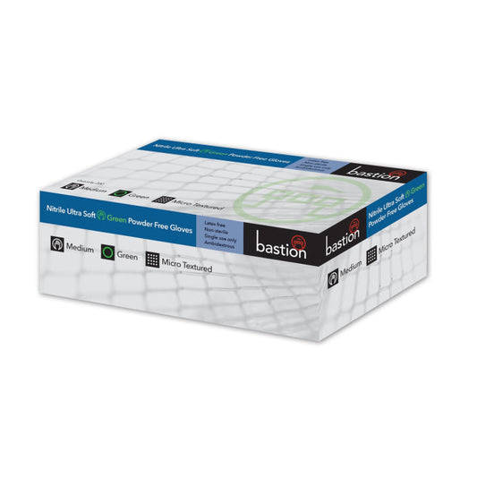 Bastion Nitrile Ultra Soft Powder Free Gloves - Box of 200